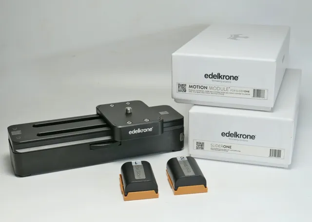 Edelkrone SLIDER ONE V1 mit MOTION MODULE, 2 Akkus, TOP in OVP