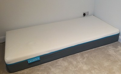 Singolo Supporto copri materasso in gommapiuma con struttura egg box 90 x 190 cm Poliuretano White Supporto per sollievo dal dolore 