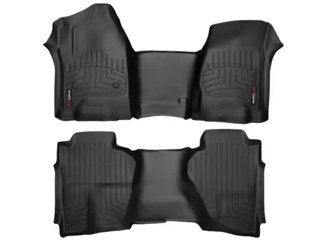 WeatherTech 445431-445423 Front/Rear Floor Liners Black Chevy Pickup 2014+
