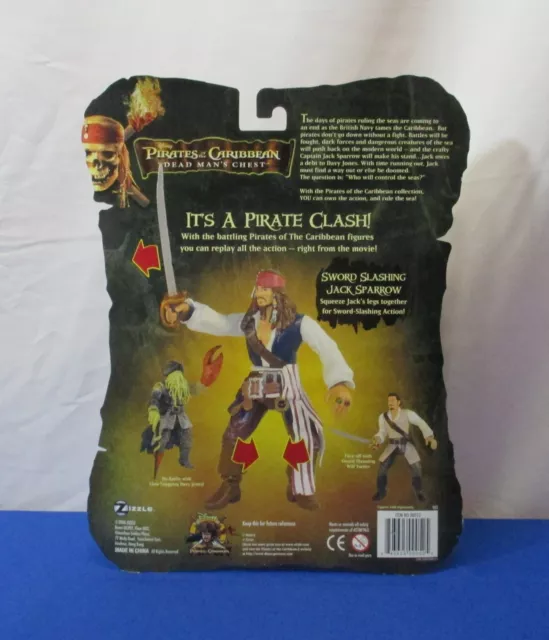 PIRATES OF THE Caribbean Dead Man's Chest Pirate Clash Jack Sparrow $9. ...