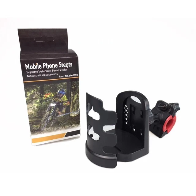 1* Drinks Holder 1PC Bicycle Black Bottle Clamp Mic Motorcycle Plastic