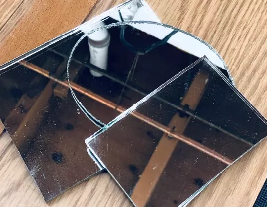 5 3/4 " to 6 1/2 Round Replacement Mirror