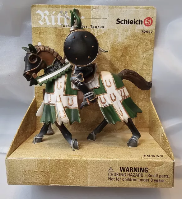 Schleich Ritter Turnierrutter Taurus Tournament Knight 70047 NEW IN BOX SCA