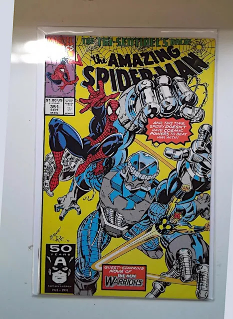 The Amazing Spider-Man #351 Marvel Comics (1991) VF/NM 1st Print Comic Book