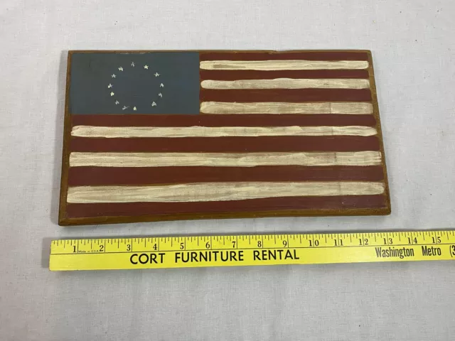 American Betsy Ross Flag Wooden Plaque/Sign