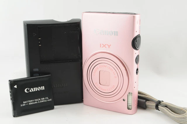 CANON IXY DIGITAL 20IS Pink Compact Digital Camera PC1271 w