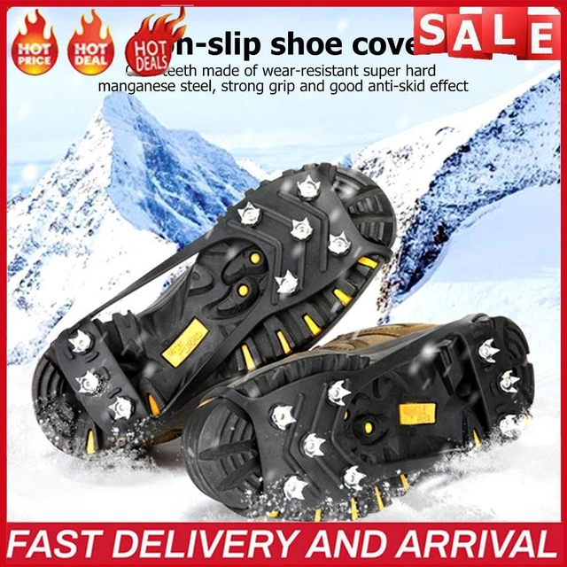 Trendyest Schuhspikes, Steigeisen für Bergschuhe, Ice Klampen Steigeisen mit 8 Z