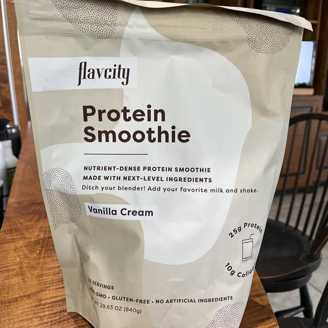 NEW FLAVCITY PROTEIN Smootie Vanilla Cream 30 oz. exp. 03/2025 40.00