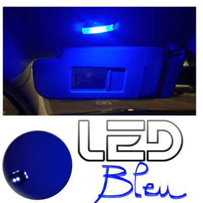 Courtois CITROEN C5 II 4 Ampoules LED VERT éclairage Miroirs courtoisie Pare-soleils 