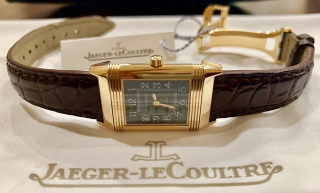 Jaeger LeCoultre Ladies Reverso 18k Rose Gold Watch  #260.2.86 w/Box