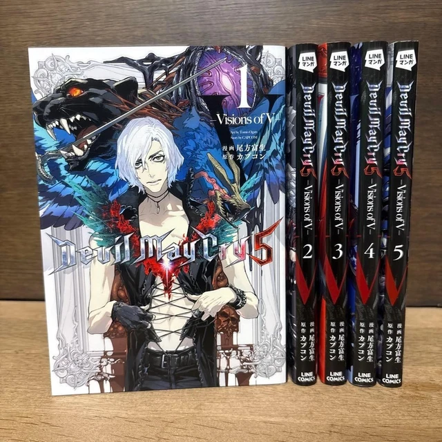DEVIL MAY CRY 5 Visions of V Manga Set Vol 1-5 Completo Primera