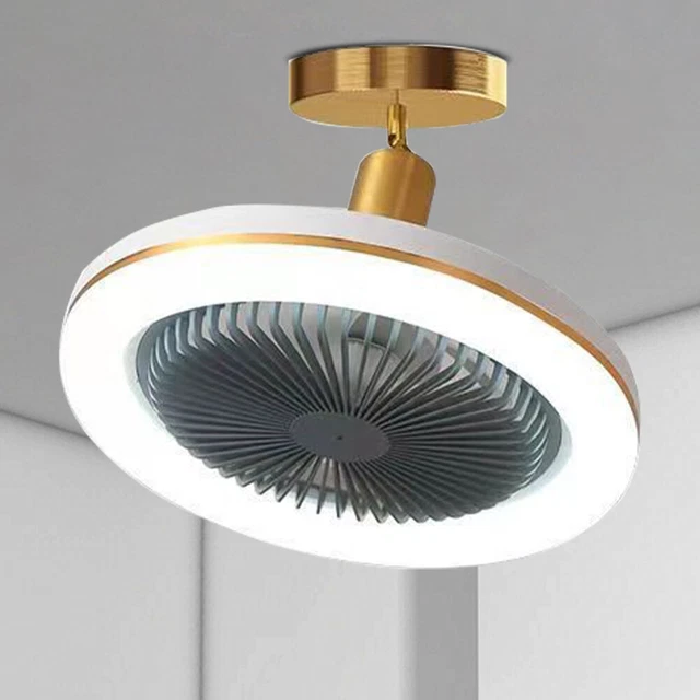 VENTILATORE DA SOFFITTO Con Luce, 43CM Lampadario Con Ventola