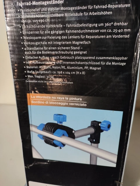 Cavalletto Bici Regolabile Riparazione Manutenz Biciclette Supporto MB CRIVIT 7