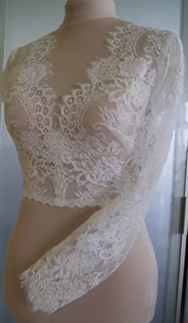 New Style Elegant Lace wedding Bridal Jacket Long Sleeve V Neck Women Boleros
