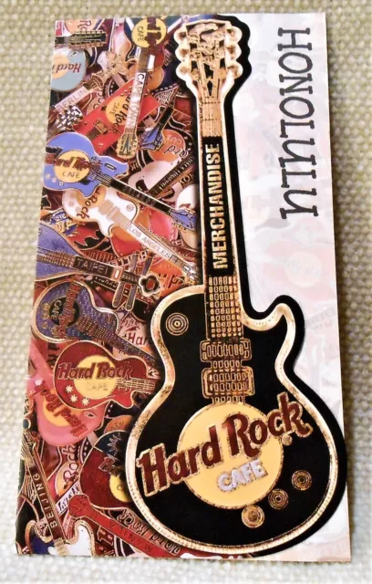 Hard Rock Cafe Honolulu Merchandise Pamphlet Brochure - See Pictures