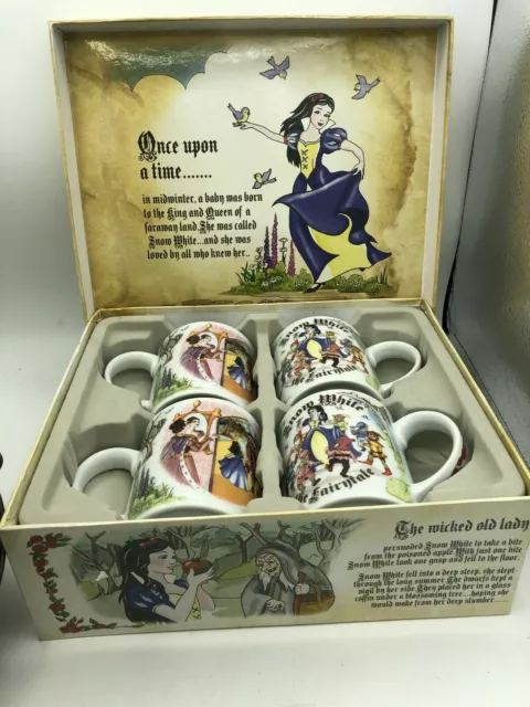 Snow White Fairytale Coffee Tea Mug Cup 12oz, 4, PAUL CARDEW England Gift Box