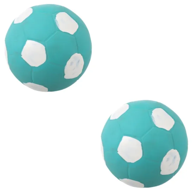 2 Pack Emulsion Pet Toy Football Tough Dog Toys for Dogs Small