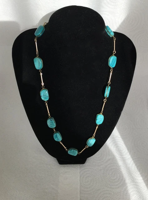 Collier Mi-long Vintage Années 70 - Cornaline Et Agate - Billettes Métal Argenté