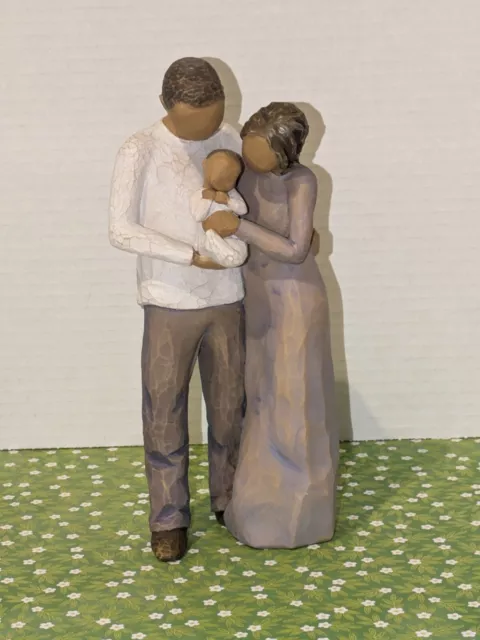 Willow Tree We are Three Figurine - 27268 Father Mother & Child Family