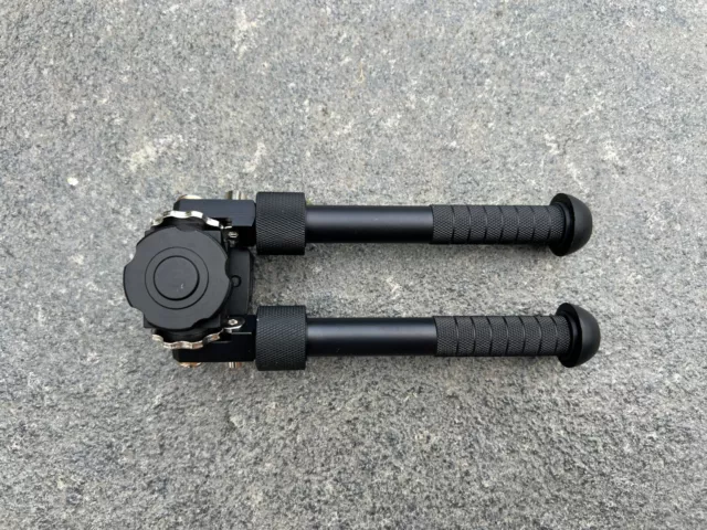 V8 ATLAS Compatible Tilt & Swivel Adjustable All Metal Bipod Shooting Airsoft 3