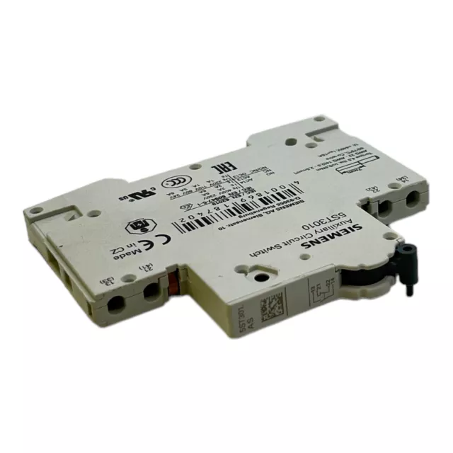 Siemens 5ST3010 Interruptor Auxiliar 440V 16A AC/Dc IP20 1 Contacto Ruptor