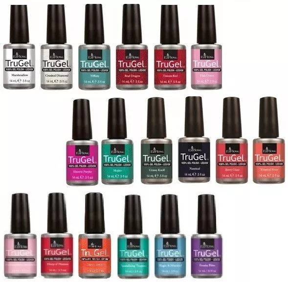 EzFlow Trugel Gel Polish - CHOOSE ANY COLOR - S-Z Colors - 14ml / 0.5oz Each