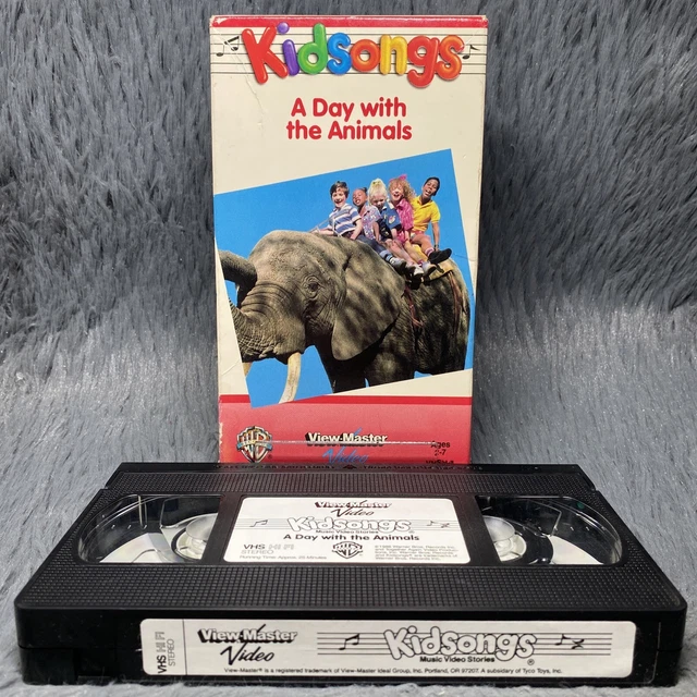 KIDSONGS A DAY With The Animals VHS Tape 1986 ViewMaster Video Kid