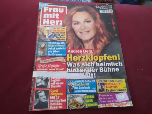 Zeitschrift "Frau mit Herz" Titelbild : Andrea Berg