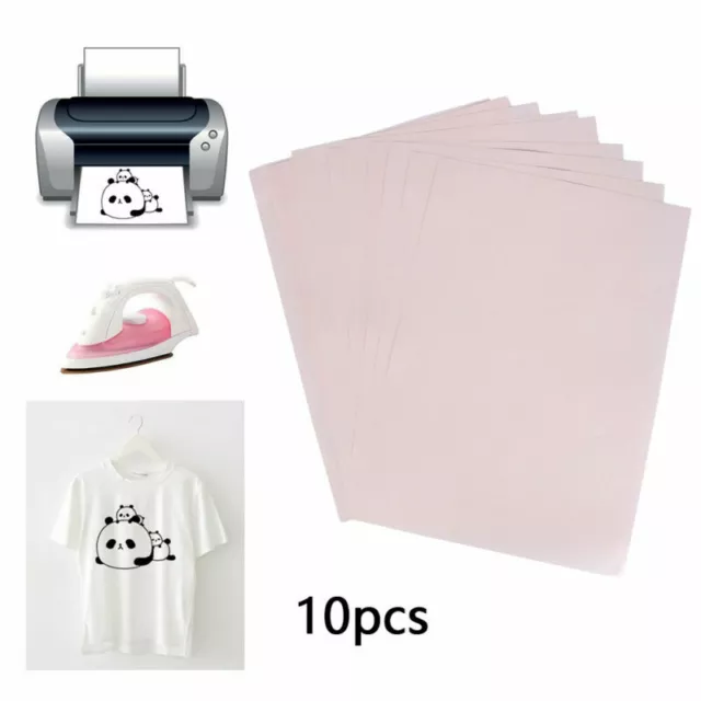 10pc A4 Heat-Press Trasferimento Carta T-Shirt da Stiro Tessuto Getto Stampa Mug