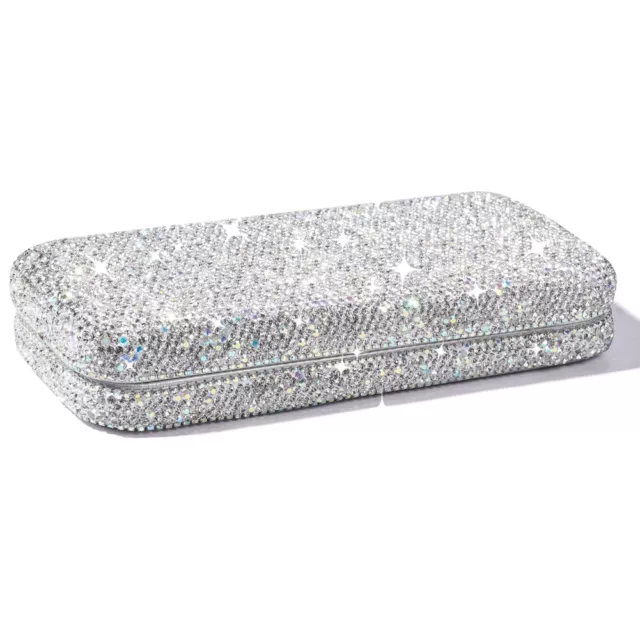 Bling Rhinestone Hard Shell Protective Eyeglasses Glasses Sunglasses Case Cute