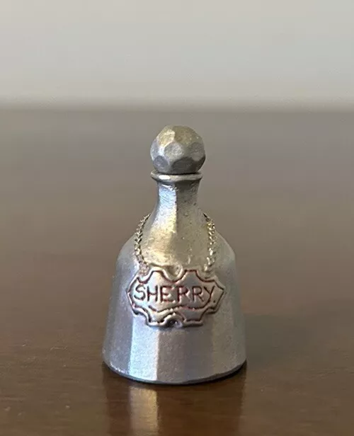 Vintage Pewter Thimble Collectors Club Sherry Decanter With Stopper TCC England