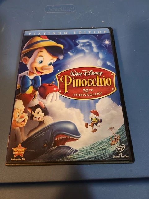 Pinocchio (DVD, 2009, 2-Disc Set, 70th Anniversary Platinum Edition)