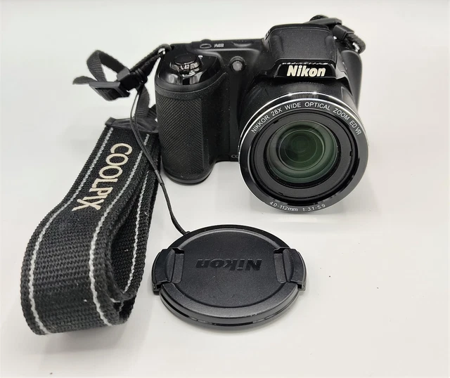 Nikon Coolpix L340 nero, 20.2 megapixel 28x optical zoom 4.0-112mm 1:3.1-5.9