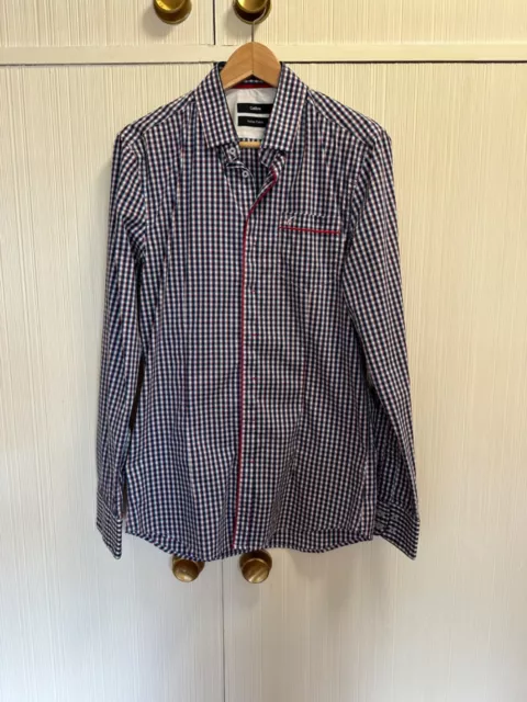 Calibre Mens Size M Italian Fabric Slim Fit Shirt Worn Twice RRP $229.00