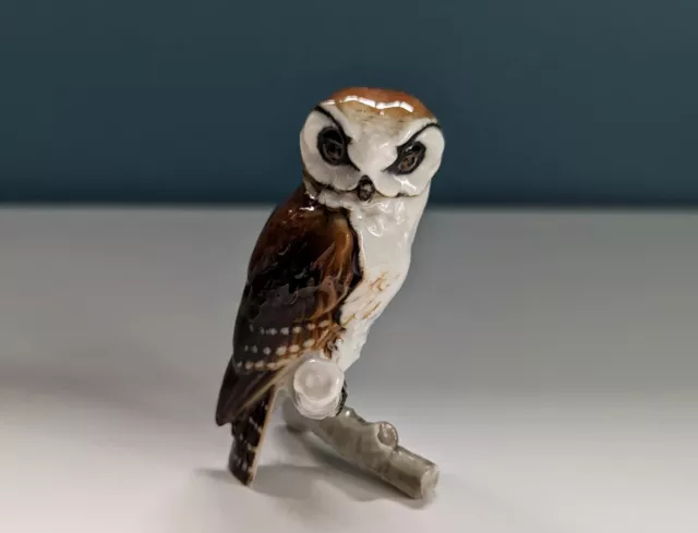 Vintage Hutschenreuther Owl Figurine German Porcelain