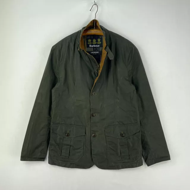 Men's barbour sales lutz waxed jacket