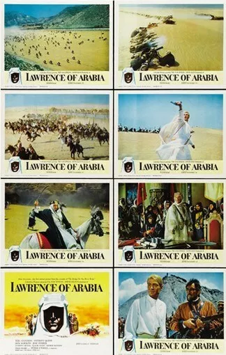 LAWRENCE OF ARABIA LOBBY CARDS POSTER Peter O'Toole