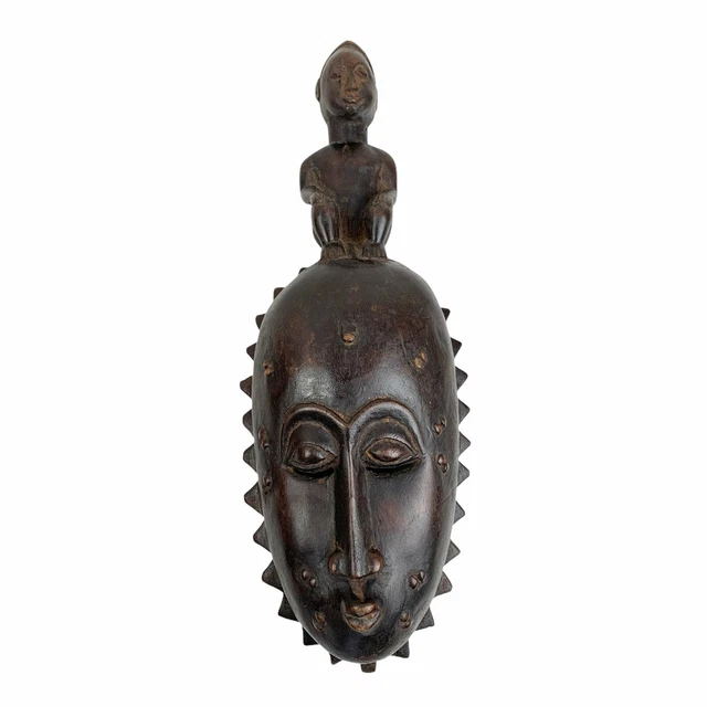 Baule Kpan African Wooden Mask