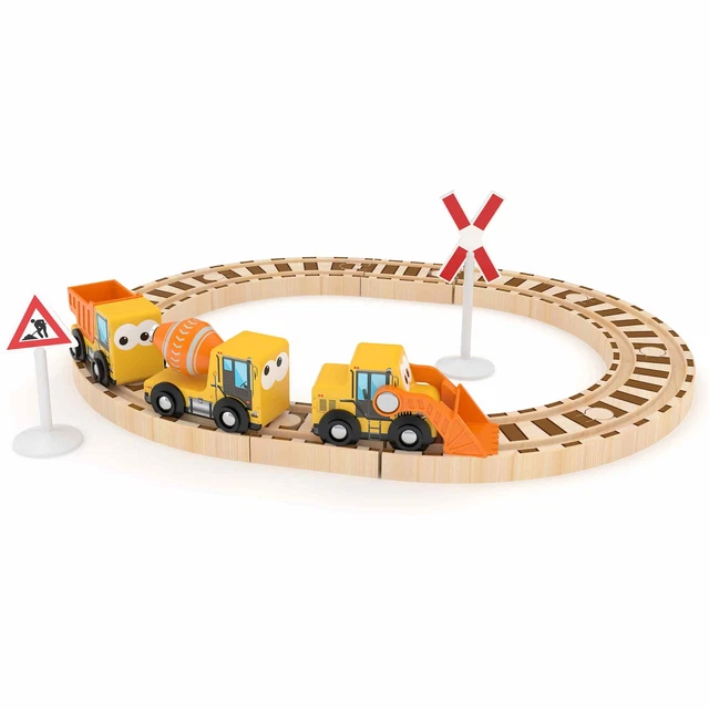 J'Adore Construction Train Tracks Grand Tubes