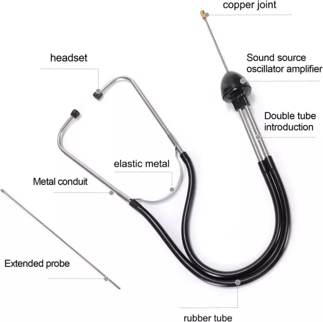 New VCT Mechanic's Stethoscope Tool Automotive Car Engine Diagnostic Repair