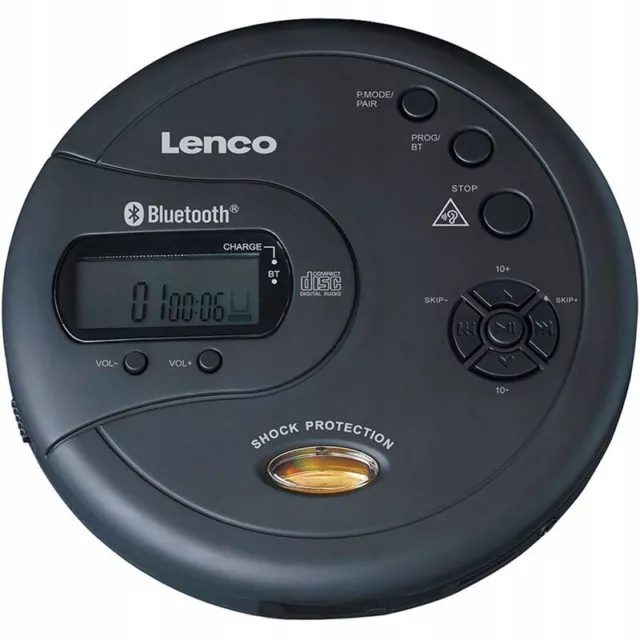 Discman Hi-Fi Lenco CD-300 CD MP3 ESP Bluetooth