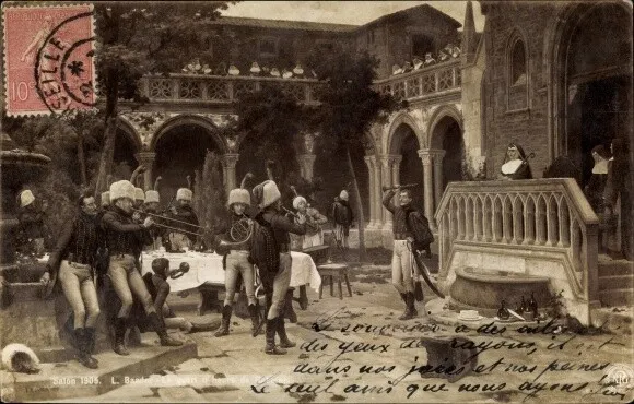 Künstler Ak Baader, L.,  Salon 1905, Le quart d'heure - 10272775