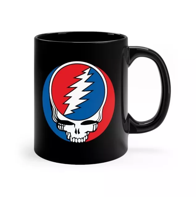 Grateful Dead Coffee Cup, Steal Your Face Coffee Cup, Steal Your Face Coffee Mug