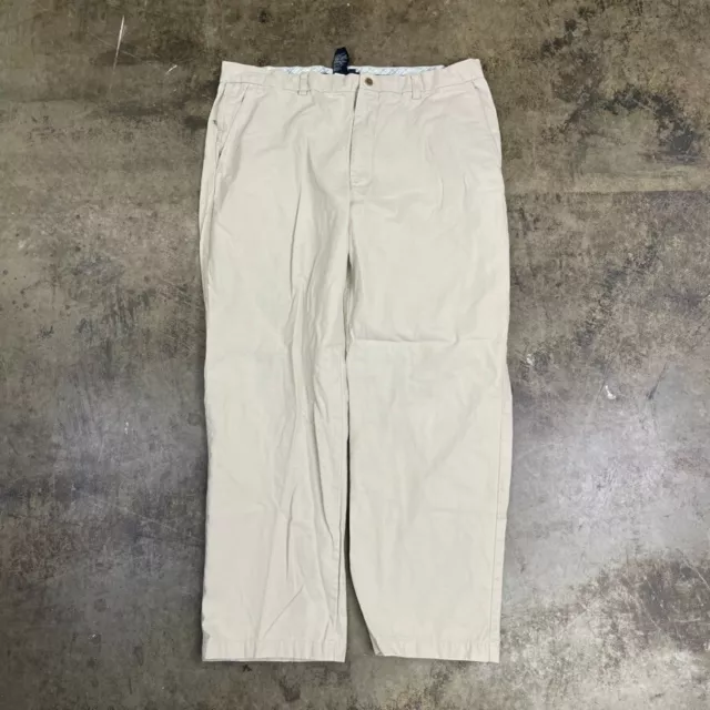 Tommy Hilfiger Trousers Chino Golf 90s Straight Leg Pants, Beige, Mens 38”