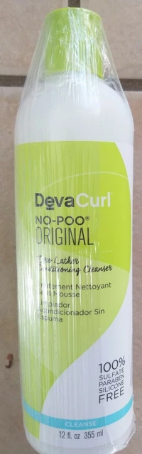 DevaCurl No-Poo Original Zero Lather Conditioning Cleanser - 12 oz