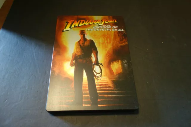 Indiana Jones and the Kingdom of the Crystal Skull STEELBOOK (DVD, 2008 2-Discs)
