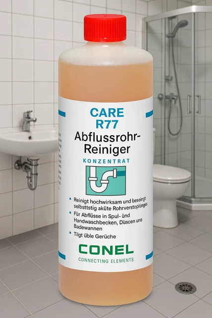 CONEL CARE ABFLUSSROHR Reiniger 1L Rohrreiniger Konzentrat EUR 17,90 -  PicClick DE