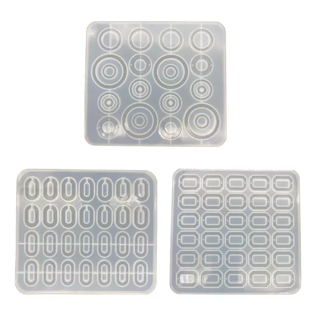 Geometric Earring Charms Epoxy Molds Silicone Mold Luggage Bag Casting Molds