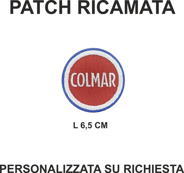 Patch Toppa Ricamata Replica Kappa 7X3.5cm Termoadesiva e da Cucire