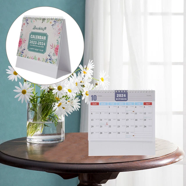 OFFICE DESK CALENDAR 2024 Flip Calendar 2024 Desk Calendar Office Decor